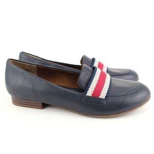 BOC Born Batley Womens Size 8.5M Blue Leather Slip On Shoes